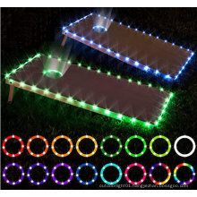 16 Color RGB LED Cornhole Lights for Cornhole Game Garden Game Cornhole Board Lights